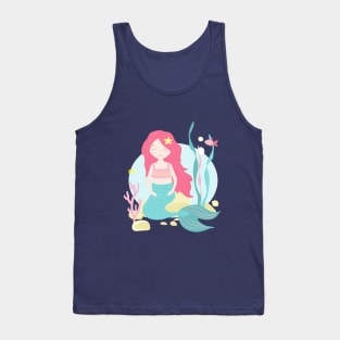 Cute Mermaid Under the Sea Tank Top